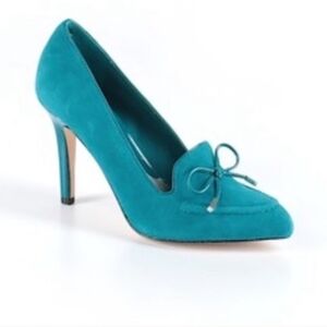 White House Black Market Teal Heels